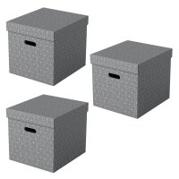 Esselte Home Aufbewahrungsboxen 33,0 l grau 32,0 x 36,5 x...