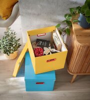 LEITZ Click & Store Cosy Aufbewahrungsbox 32,5 l blau 32,0 x 36,0 x 31,0 cm, 1 St.