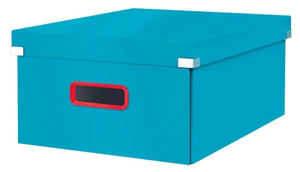 LEITZ Click & Store Cosy Aufbewahrungsbox 32,0 l blau 36,9 x 48,2 x 20,0 cm, 1 St.