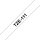 brother Schriftband TZe-111 TZE111, 6 mm, schwarz auf transparent, 1 St.