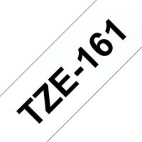 brother Schriftband TZe-161 TZE161, 36 mm, schwarz auf transparent, 1 St.