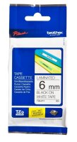 brother Schriftband TZe-211 TZE211, 6 mm, schwarz auf...