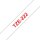 brother Schriftband TZe-222 TZE222, 9 mm, rot auf weiß, 1 St.