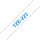 brother Schriftband TZe-223 TZE223, 9 mm, blau auf weiß, 1 St.