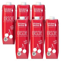 beckers bester KIRSCHE Fruchtnektar 6x 1,0 l