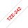 brother Schriftband TZe-242 TZE242, 18 mm, rot auf weiß, 1 St.