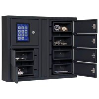 ROTTNER Key Depot 6 Schlüsseltresor anthrazit, Elektronik- und Standardschloss, 57,0 x 11,8 x 46,0 cm, 1 St.