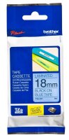 brother Schriftband TZe-541 TZE541, 18 mm, schwarz auf blau, 1 St.