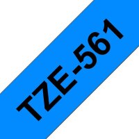 brother Schriftband TZe-561 TZE561, 36 mm, schwarz auf blau, 1 St.