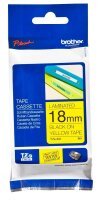 brother Schriftband TZe-641 TZE641, 18 mm, schwarz auf gelb, 1 St.