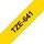 brother Schriftband TZe-641 TZE641, 18 mm, schwarz auf gelb, 1 St.