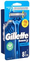 Gillette Sensor3 COMFORT Einwegrasierer 8 St.