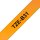 brother Schriftband TZe-B31 TZEB31, 12 mm, schwarz auf orange, 1 St.