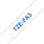 brother Textil-Schriftband TZe-FA3 TZEFA3, 12 mm, blau auf weiß, 1 St.