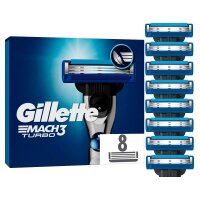 Gillette MACH3 TURBO Rasierklingen 8 St.