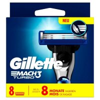 Gillette MACH3 TURBO Rasierklingen 8 St.