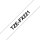 brother Schriftband TZe-FX221 TZEFX221, 9 mm, schwarz auf weiß, 1 St.