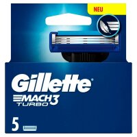 Gillette MACH3 TURBO Rasierklingen 5 St.