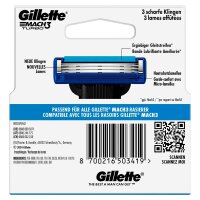 Gillette MACH3 TURBO Rasierklingen 5 St.