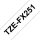 brother Schriftband TZe-FX251 TZEFX251, 24 mm, schwarz auf weiß, 1 St.