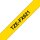 brother Schriftband TZe-FX621 TZEFX621, 9 mm, schwarz auf gelb, 1 St.