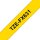 brother Schriftband TZe-FX631 TZEFX631, 12 mm, schwarz auf gelb, 1 St.