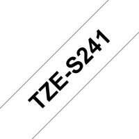brother Schriftband TZe-S241 TZES241, 18 mm, schwarz auf weiß, 1 St.