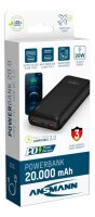 ANSMANN PB320PD Powerbank 20.000 mAh schwarz