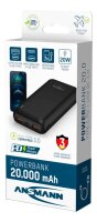 ANSMANN PB320PD Powerbank 20.000 mAh schwarz