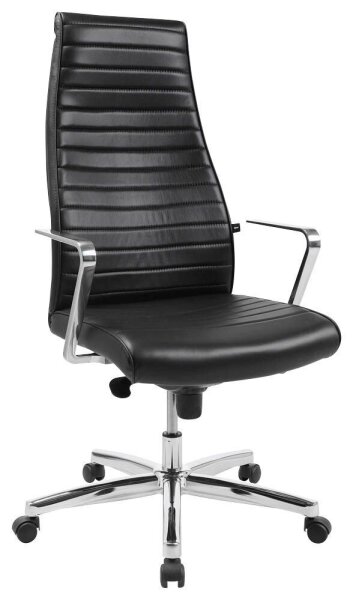 Topstar Chefsessel Chairman X, 9089R A80 Leder schwarz, Gestell chrom