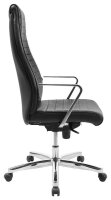 Topstar Chefsessel Chairman X, 9089R A80 Leder schwarz, Gestell chrom