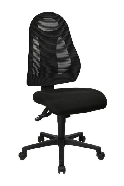 Topstar Bürostuhl Free Art, FR100 G200 Stoff schwarz, Gestell schwarz