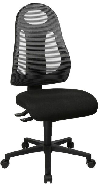 Topstar Bürostuhl Free Art, FR100 G202 Stoff anthrazit, Gestell schwarz