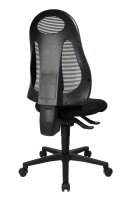 Topstar Bürostuhl Free Art, FR100 G202 Stoff anthrazit, Gestell schwarz