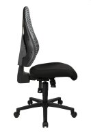 Topstar Bürostuhl Free Art, FR100 G208 Stoff grau, Gestell schwarz