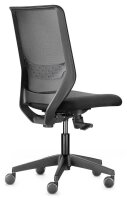 Trendoffice by Dauphin Bürostuhl to-sync work mesh one, 9241 SY0 A0 Stoff schwarz, Gestell schwarz