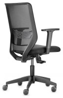 Trendoffice by Dauphin Bürostuhl to-sync work mesh one, 9241 SY0 A236 Stoff schwarz, Gestell schwarz