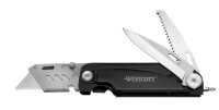 WESTCOTT Multifunktionsmesser schwarz, 1 St.