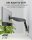 goobay Monitor-Halterung 70820 schwarz für 1 Monitor , Wandhalterung