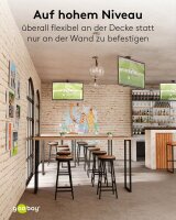 goobay TV-Deckenhalterung Basic (M) schwarz
