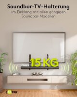 goobay Soundbar-Halterung schwarz