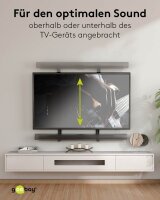 goobay Soundbar-Halterung schwarz