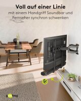 goobay Soundbar-Halterung schwarz