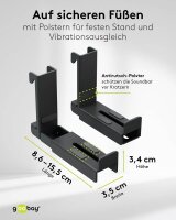 goobay Soundbar-Halterung schwarz