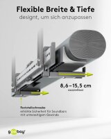 goobay Soundbar-Halterung schwarz