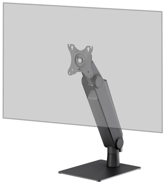 goobay Monitor-Halterung 70821 schwarz für 1 Monitor, Tischständer