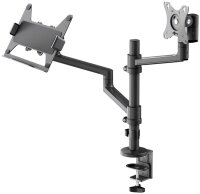 goobay Laptop-Monitor-Halterung Deluxe 74417 schwarz...