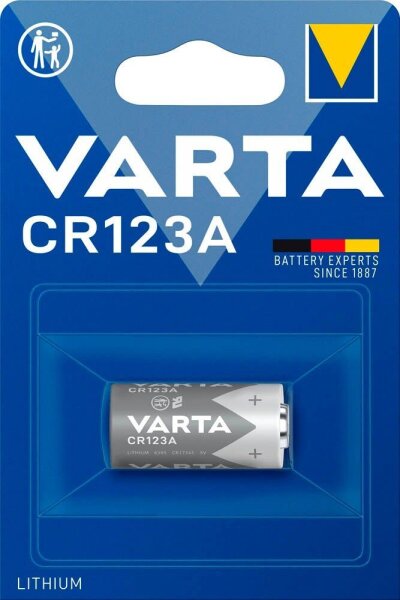 VARTA Batterie CR123A Lithium Fotobatterie 3,0 V, 1 St.