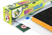 JOLLY Bucheinbandfolie selbstklebend mit Cutter transparent 45,0 cm x 10,0 m