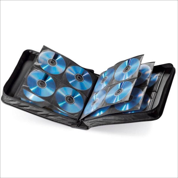 hama 160er CD-/DVD-Tasche schwarz, 160 St.